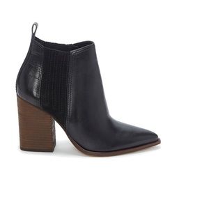 Vince Camuto Black Heeled Booties